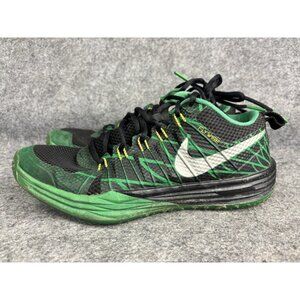 Nike Lunar TR1 Shoes Mens Size 9 Green Black Flywire Training Gym 642826-003